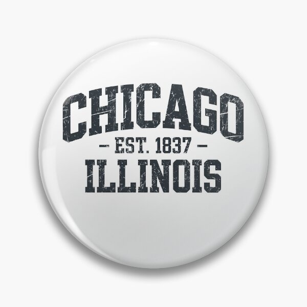 Item preview, Chicago Illinois Vintage Typography Retro City Pride Design Trending 2025 designed and sold by someraargelia.