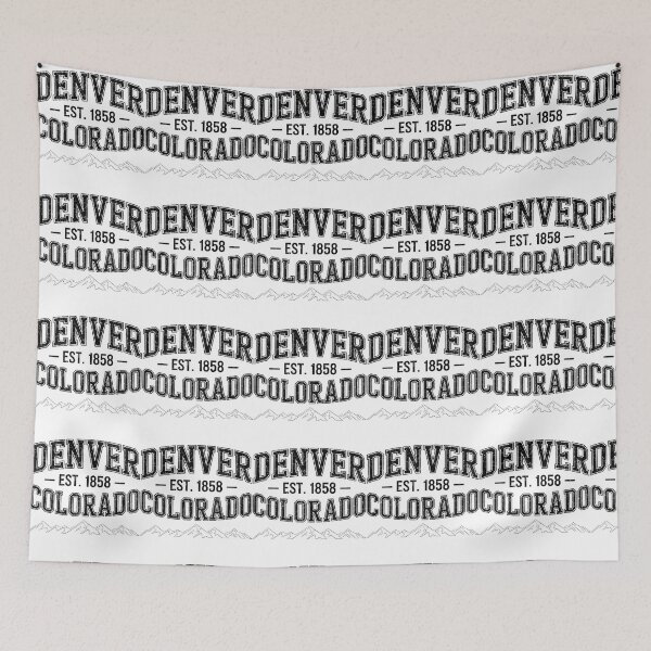 Item preview, Denver Colorado Retro Vintage Mountain City Typography 2025 Trending designed and sold by someraargelia.