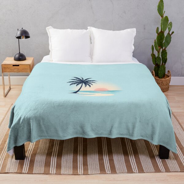 Item preview, Tropical Tranquility: Serene Palm Tree and Sunset Design designed and sold by sunsnug.