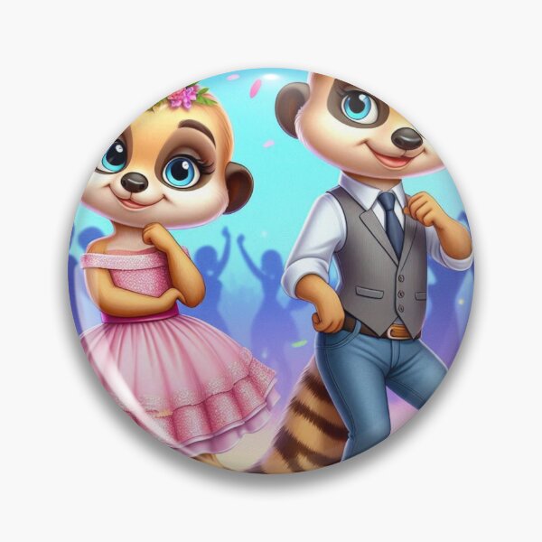 Item preview, Meerkat Dancing Couple designed and sold by Mywaymylife.