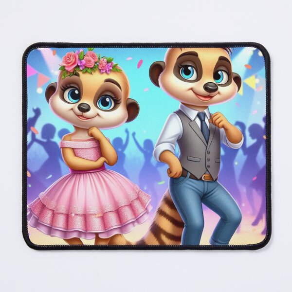 Item preview, Meerkat Dancing Couple designed and sold by Mywaymylife.