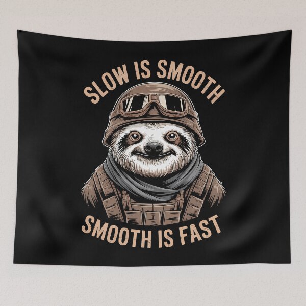 Item preview, Funny Military Sayings Sloth designed and sold by Turbotine.