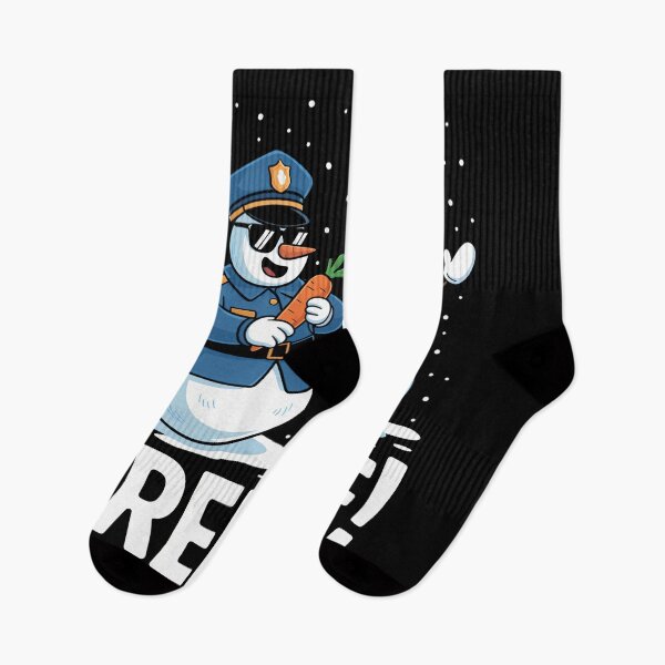 Item preview, Funny Police Officer Snowman Christmas Xmas designed and sold by Turbotine.