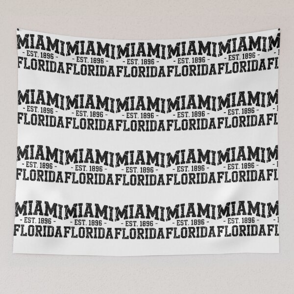 Item preview, Miami Florida Retro Vintage Sunshine City Typography 2025 Trending designed and sold by someraargelia.
