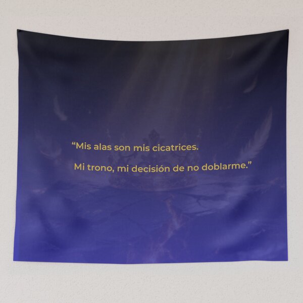 Item preview, “My wings are my scars” Motivational poster resilience designed and sold by chapeto.