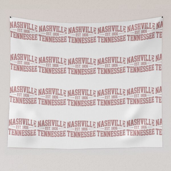 Item preview, Nashville Tennessee Vintage Retro Music City Typography Trending 2025 designed and sold by someraargelia.