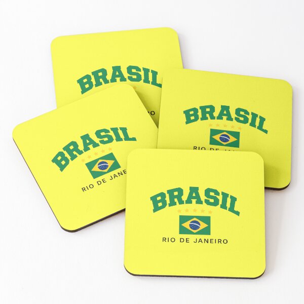 Item preview, Brazil Rio de Janeiro Flag Design designed and sold by CleanQuotes.