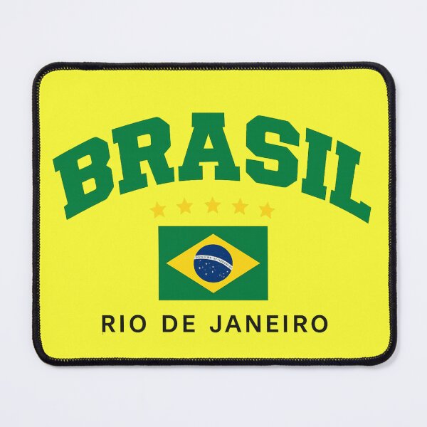 Item preview, Brazil Rio de Janeiro Flag Design designed and sold by CleanQuotes.
