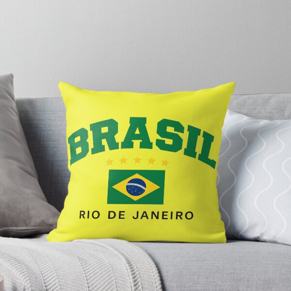 Item preview, Brazil Rio de Janeiro Flag Design designed and sold by CleanQuotes.