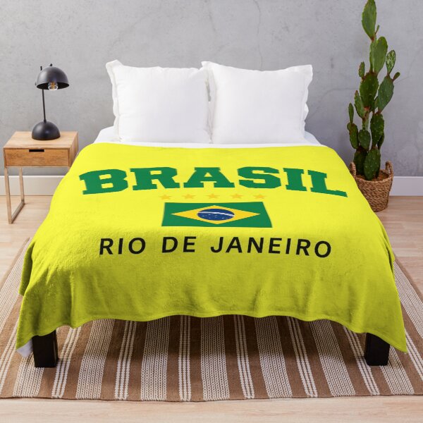 Item preview, Brazil Rio de Janeiro Flag Design designed and sold by CleanQuotes.