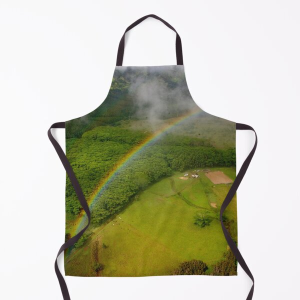 Item preview, Hawaiian Rainbow Over Valley in Kauai: Aerial View designed and sold by DEC02.