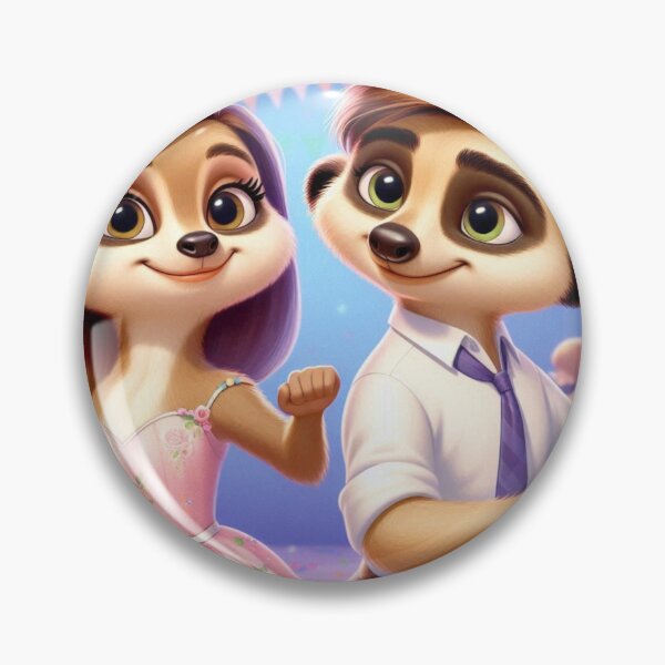 Item preview, Dancing Couple Meerkat designed and sold by Mywaymylife.