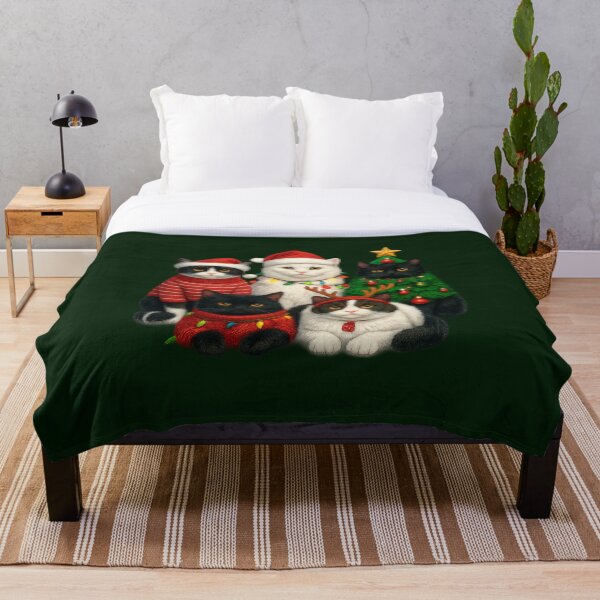 Item preview, Christmas Cats in Holiday Costumes Design designed and sold by CleanQuotes.