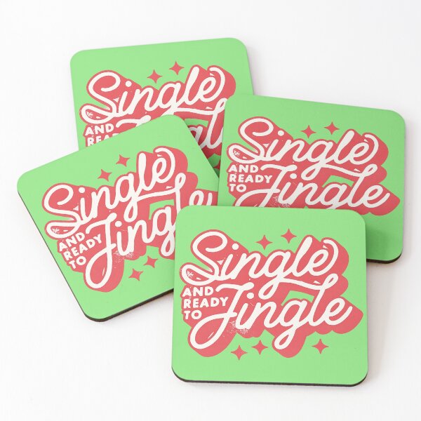 Item preview, Single and Ready to Jingle – Funny Christmas Quotes designed and sold by Vicky021.