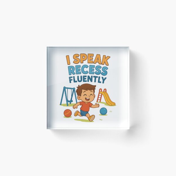 Item preview, “I Speak Recess Fluently” designed and sold by MORELL Design.