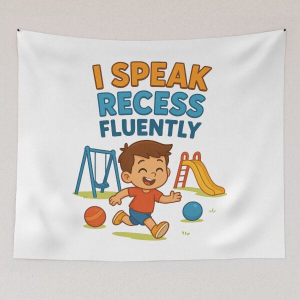 Item preview, “I Speak Recess Fluently” designed and sold by MORELL Design.