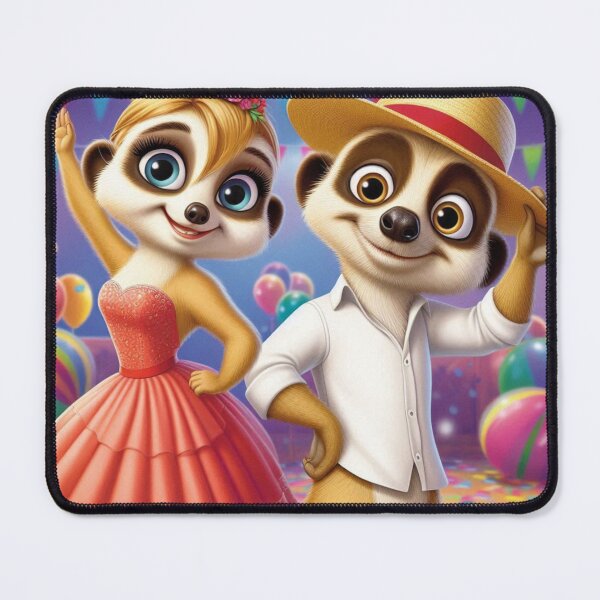Item preview, Partying Meerkat designed and sold by Mywaymylife.