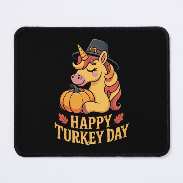 Item preview, Happy Turkey Day Unicorn Thanksgiving designed and sold by DeadlockCrew.