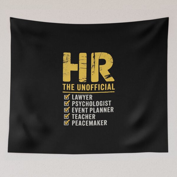 Item preview, HR Human Resources Management Recruitment designed and sold by DeadlockCrew.