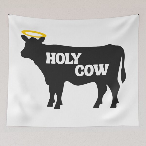Item preview, Cow With Halo Holy Cow designed and sold by pUNKnown.