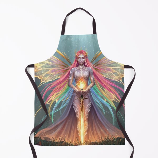 Item preview, Radiant Fairy Queen with Flame Sword designed and sold by KoruWairua-Arts.