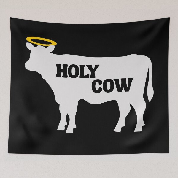 Item preview, Cow With Halo Holy Cow designed and sold by pUNKnown.