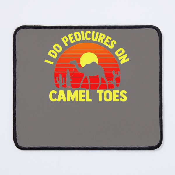 Item preview, I-DO-PEDICURES-ON-CAMEL-TOES--VINTAGE-SUNSET-T-SHIRT designed and sold by ElzbietMakowski.