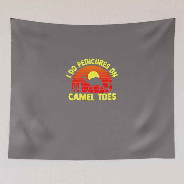 Item preview, I-DO-PEDICURES-ON-CAMEL-TOES--VINTAGE-SUNSET-T-SHIRT designed and sold by ElzbietMakowski.