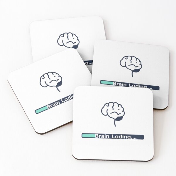Item preview, Brain Loading… • Funny Overthinker Quote Design for Stickers & Tees designed and sold by CMdigit.