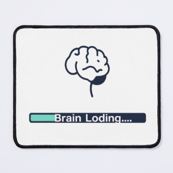 Item preview, Brain Loading… • Funny Overthinker Quote Design for Stickers & Tees designed and sold by CMdigit.