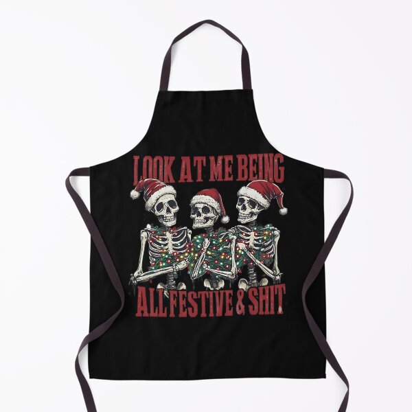 Item preview, Funny Skeleton Christmas Shirt – “Look At Me Being All Festive” Holiday Skeleton Tee designed and sold by TakadaArata4if6.