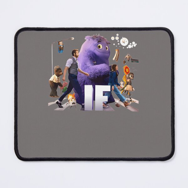 Item preview, IF-2024-MOVIE-IMAGINARY-FRIENDS-PURPLE-FURRY-IMAGINARY-FRIENDS-T-SHIRT designed and sold by ElzbietMakowski.
