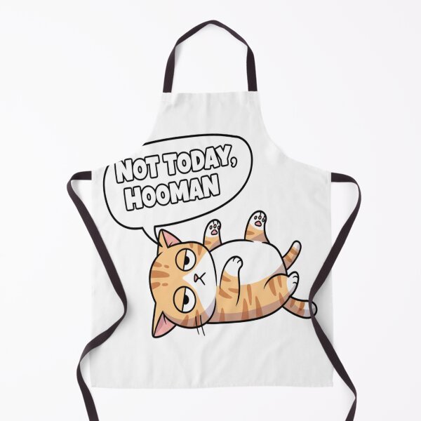 Item preview, Not Today Hooman Grumpy Cat Quote designed and sold by Neko-Doodle-co.