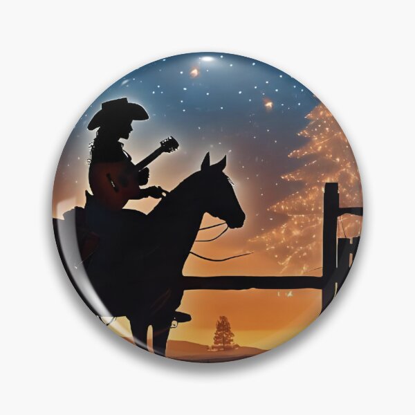 Item preview, Christmas on the Range Cowgirl Musician designed and sold by Hintotees.