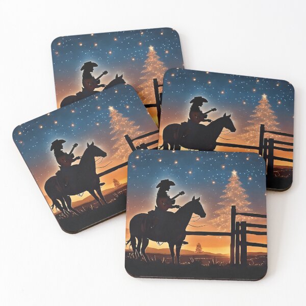 Item preview, Christmas on the Range Cowgirl Musician designed and sold by Hintotees.