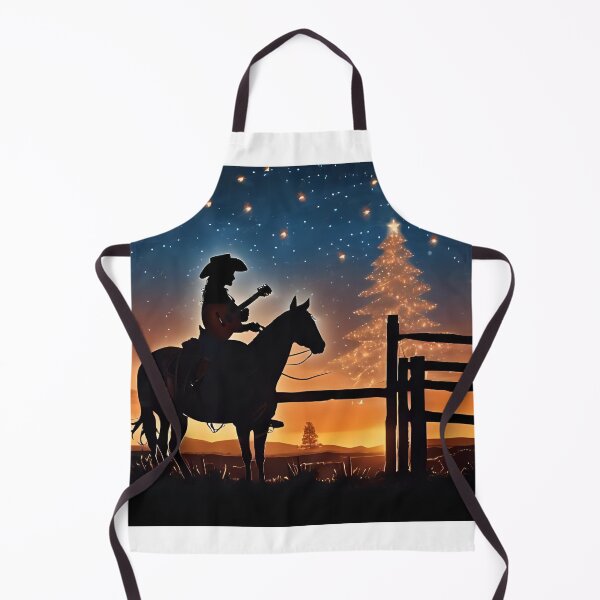 Item preview, Christmas on the Range Cowgirl Musician designed and sold by Hintotees.