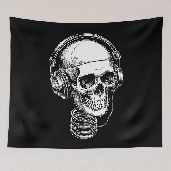 Item preview, Music Skull Rock designed and sold by blueyeeti.