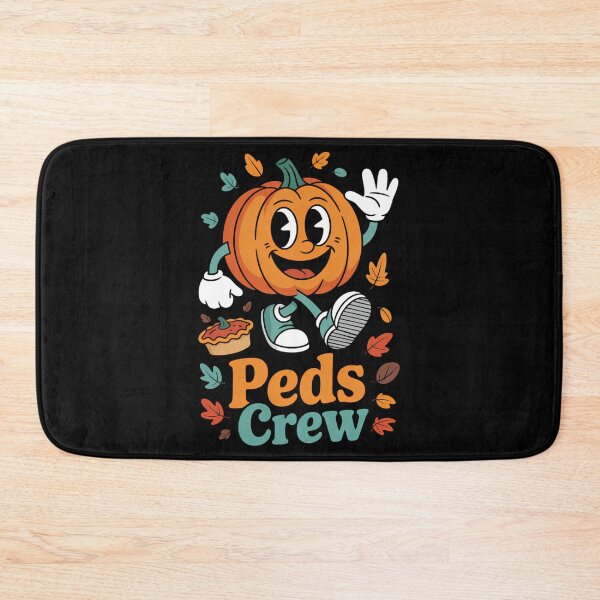 Item preview, PEDS Crew Pumpkin Thanksgiving Fall Pediatric Nurse designed and sold by CookWorldLaughs.