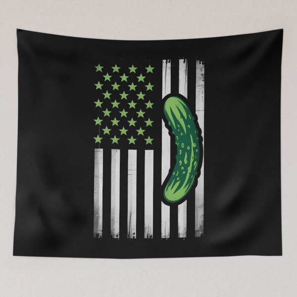 Item preview, Pickle US American Flag For Pickle Lovers designed and sold by CookWorldLaughs.