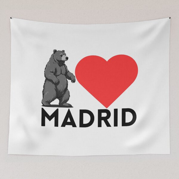 Item preview, I Love Madrid Bear designed and sold by RDproject.