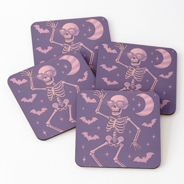 Item preview, Sweet & Spooky Disco Skeleton – Retro Halloween Dance Party Aesthetic designed and sold by Shoppersoul.