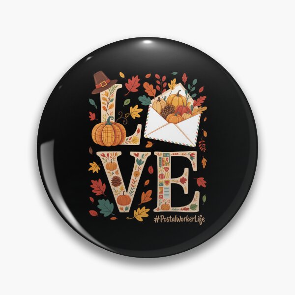 Artikelvorschau, Postangestellter Thanksgiving Job Team Kürbisse entworfen und verkauft von CookWorldLaughs.