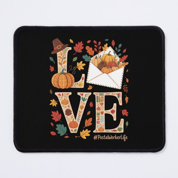 Artikelvorschau, Postangestellter Thanksgiving Job Team Kürbisse entworfen und verkauft von CookWorldLaughs.