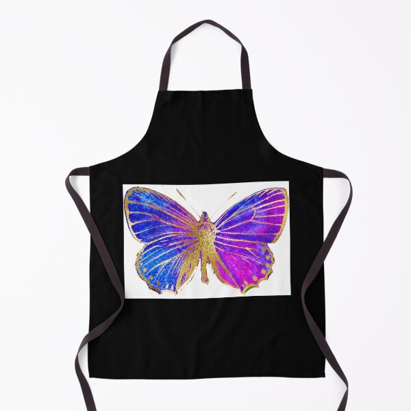 Item preview, Elegant (Faux) Gold-Glitter Butterfly in Blue and Purple Design designed and sold by DEC02.