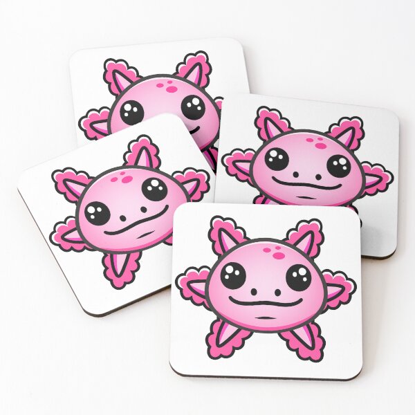 Item preview, Chibi Axolotl - Cute Kawaii Vibe designed and sold by criptart.