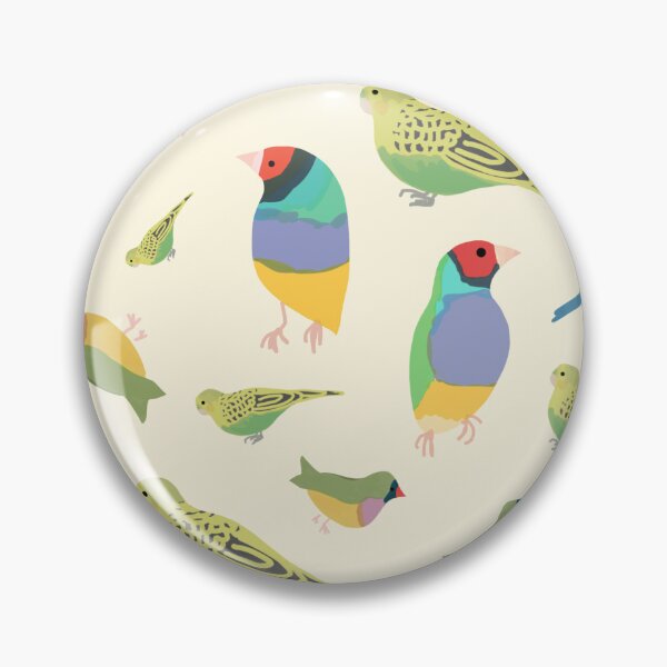 Item preview, Painterly Aviary Birds  designed and sold by samitomato.
