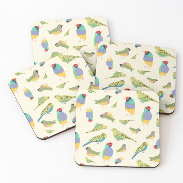 Item preview, Painterly Aviary Birds  designed and sold by samitomato.