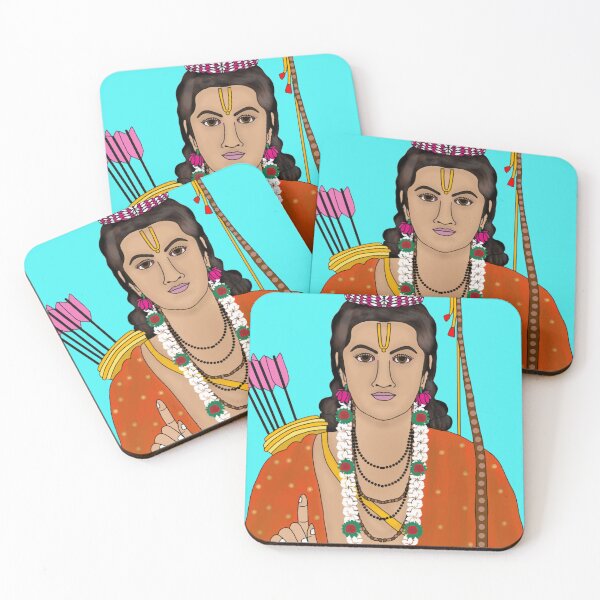 Item preview, Shree Ram Digital Painting | Maryada Purushottam Shri Ram | Hindu Devotional Wall Art designed and sold by Harshit_Digital_Arts.