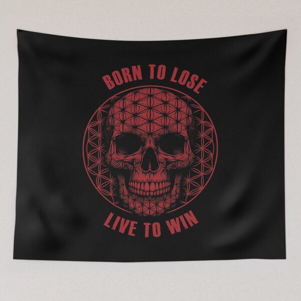 Item preview, Born to Lose... Live to Win by Lemmy designed and sold by Robert "Hellfish" Fonseca.