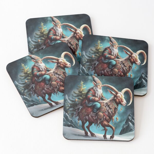 Item preview, Julbocken Yule Goat And Tomte Scandinavian Mythology  designed and sold by taiche.